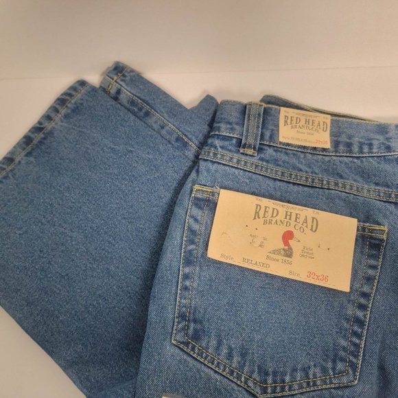 NWT Mens RedHead 33 x 34 light wash jeans RH Classic 33x34 New w Tags - Picture 3 of 4